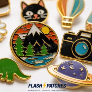 Custom Enamel Pins Bulk | Soft & Hard Enamel Pin Manufacturer | Custom Logo Pins | Lapel Pins | Personalized Pins