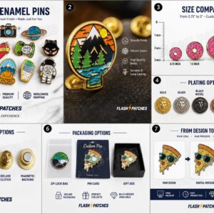 Custom Enamel Pins Bulk | Soft & Hard Enamel Pin Manufacturer | Custom Logo Pins | Lapel Pins | Personalized Pins